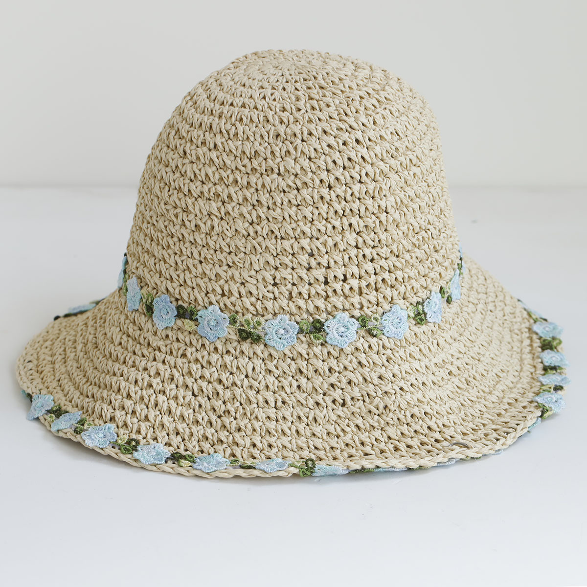 2026 신상 핸드메이드 고품질 심플하고 세련된 꽃 장 - Bucket Hat Straw 리뷰 및 가격