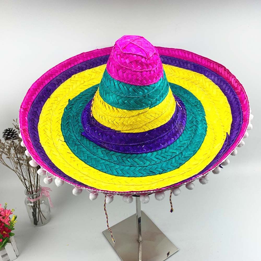 챙이 넓은 멕시코 파티 모자, 천연 밀짚 소재, 무대  - Bucket Hat Straw 리뷰 및 가격