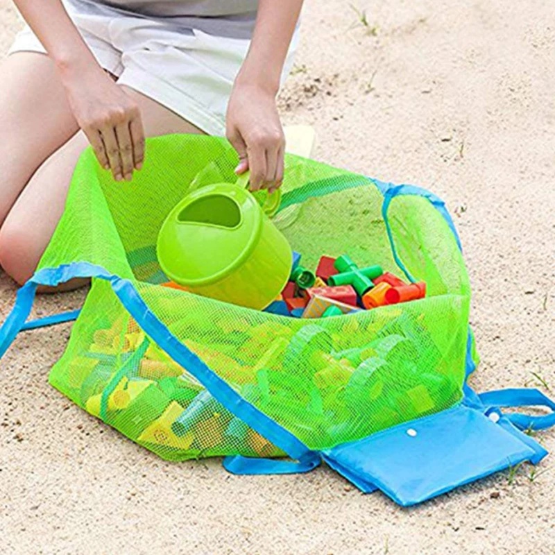 어린이 휴대용 메쉬 가방, 장난감 보관 가방, 수영용  - Beach Towel Large 리뷰 및 가격