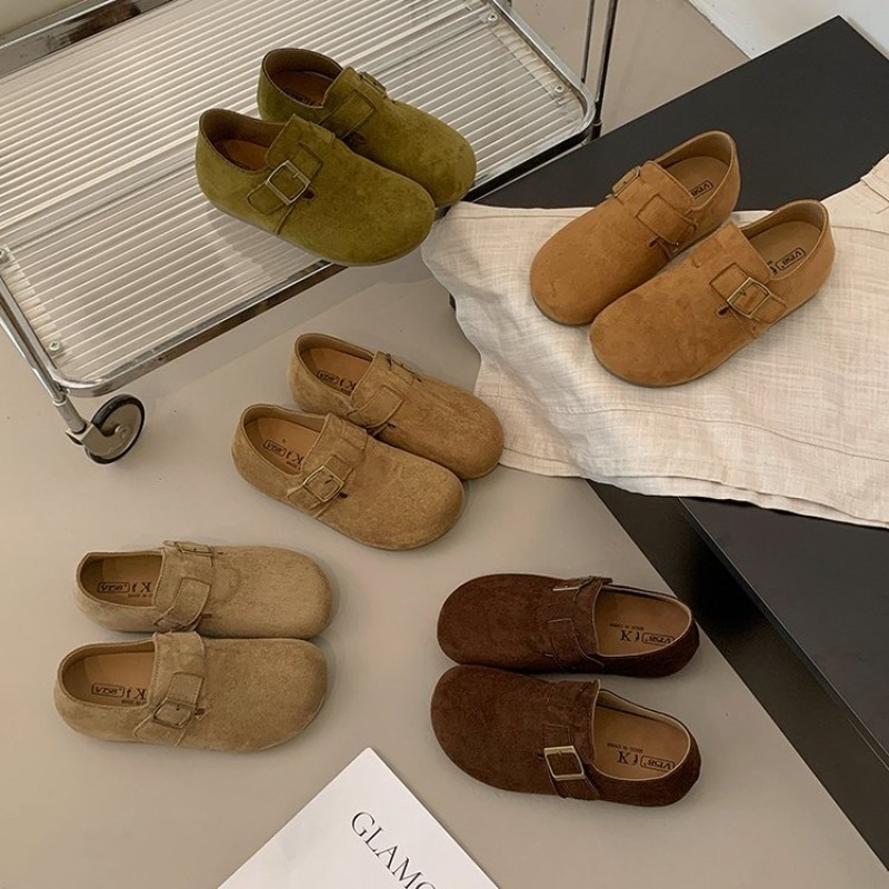 여성용 스웨이드 클로즈드 백 버켄 슈즈, 사각 메탈 버 - Espadrille Slip On 리뷰 및 가격