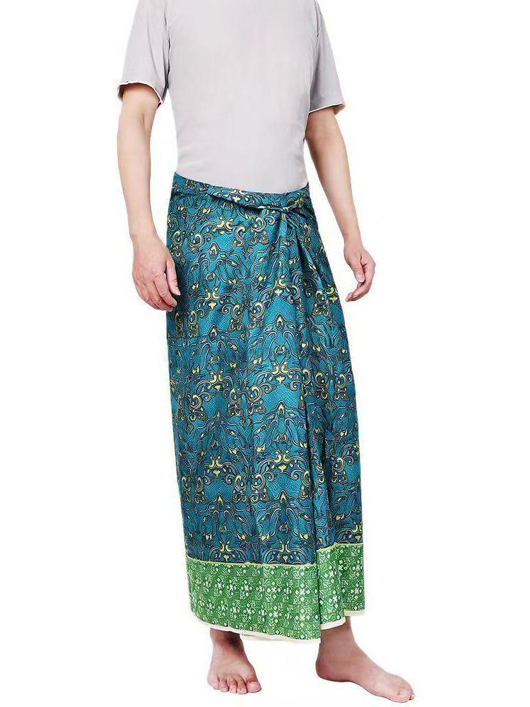 유니섹스 사롱 롱이 룽기 바틱 랩 스커트 동남아시아 플 - Sarong Men Wrap 리뷰 및 가격